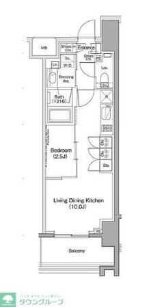 ヴェール・クレール大崎の物件間取画像